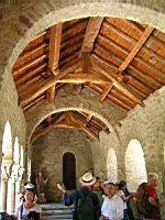 Abbaye Saint-Martin-du-Canigou, Voute en bois